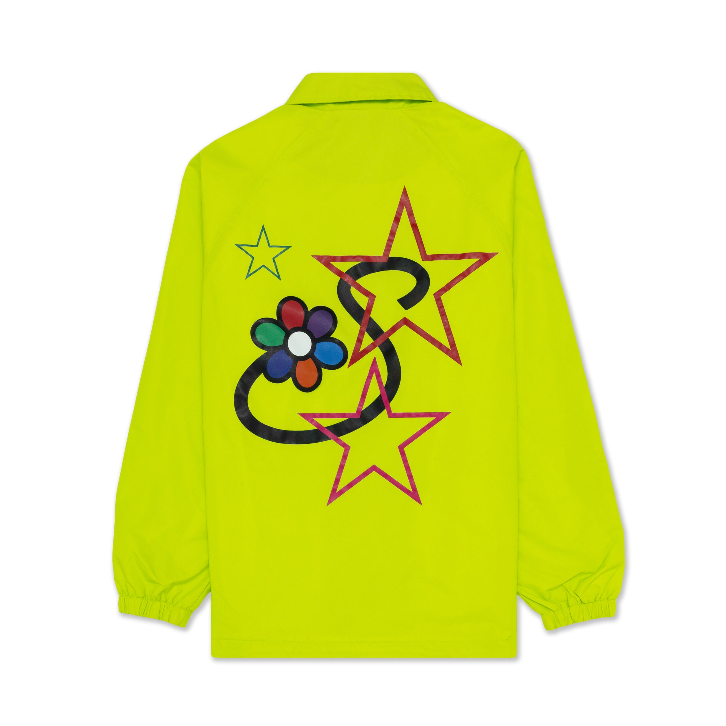 Savior NBA Coach's Jacket - Neon Green
