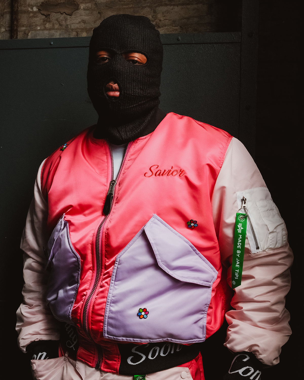 Savior x Alpha Industries Jacket Pink