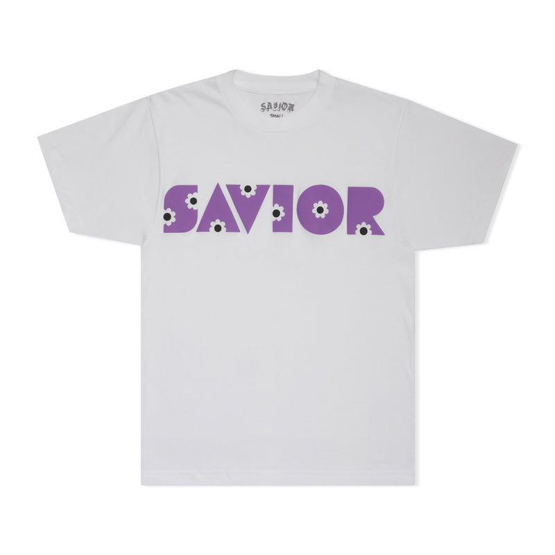 SAVIOR FLOWER LOGO WHT - COMPLEXCON