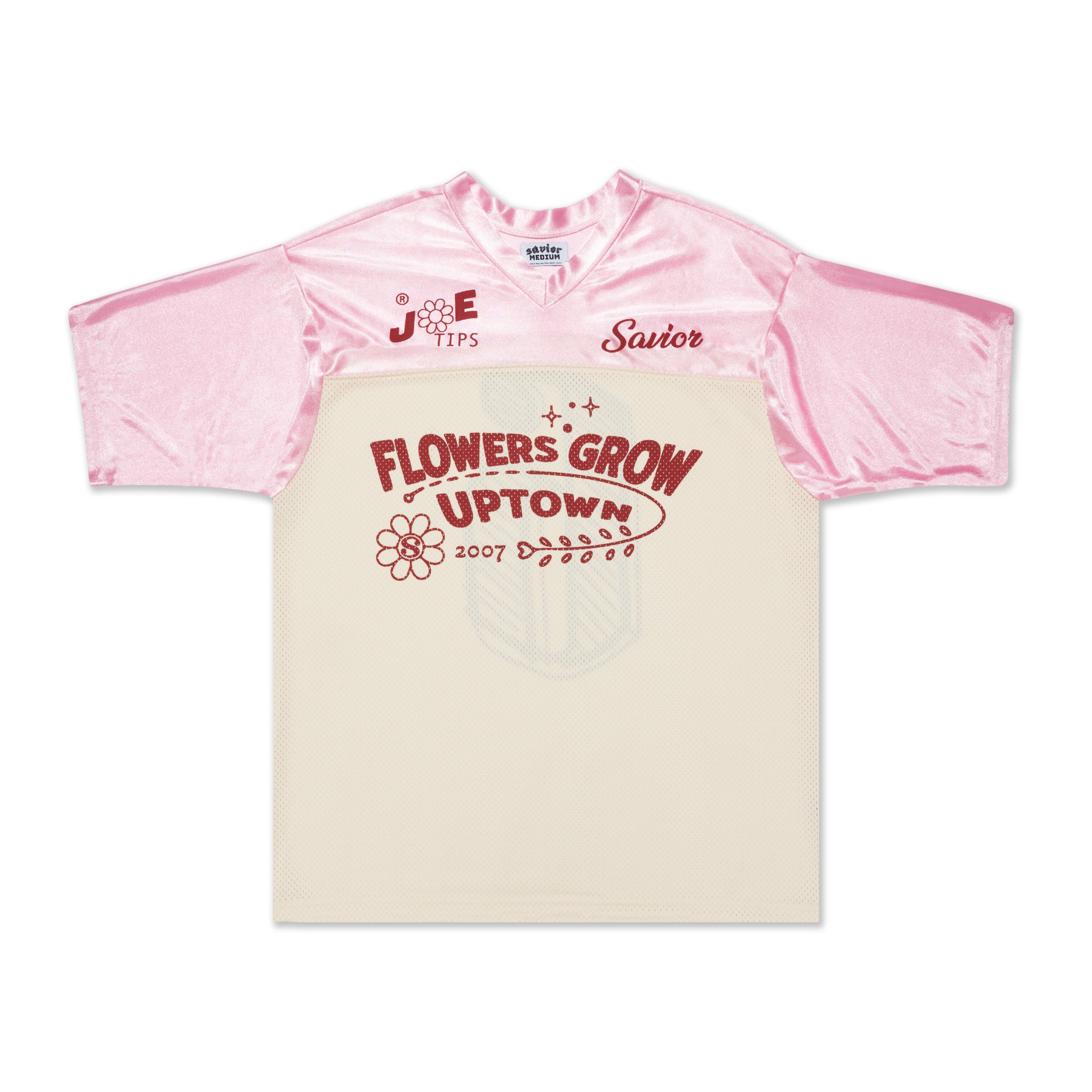 Savior Flowers Grow Uptown Jersey Pink/Cream