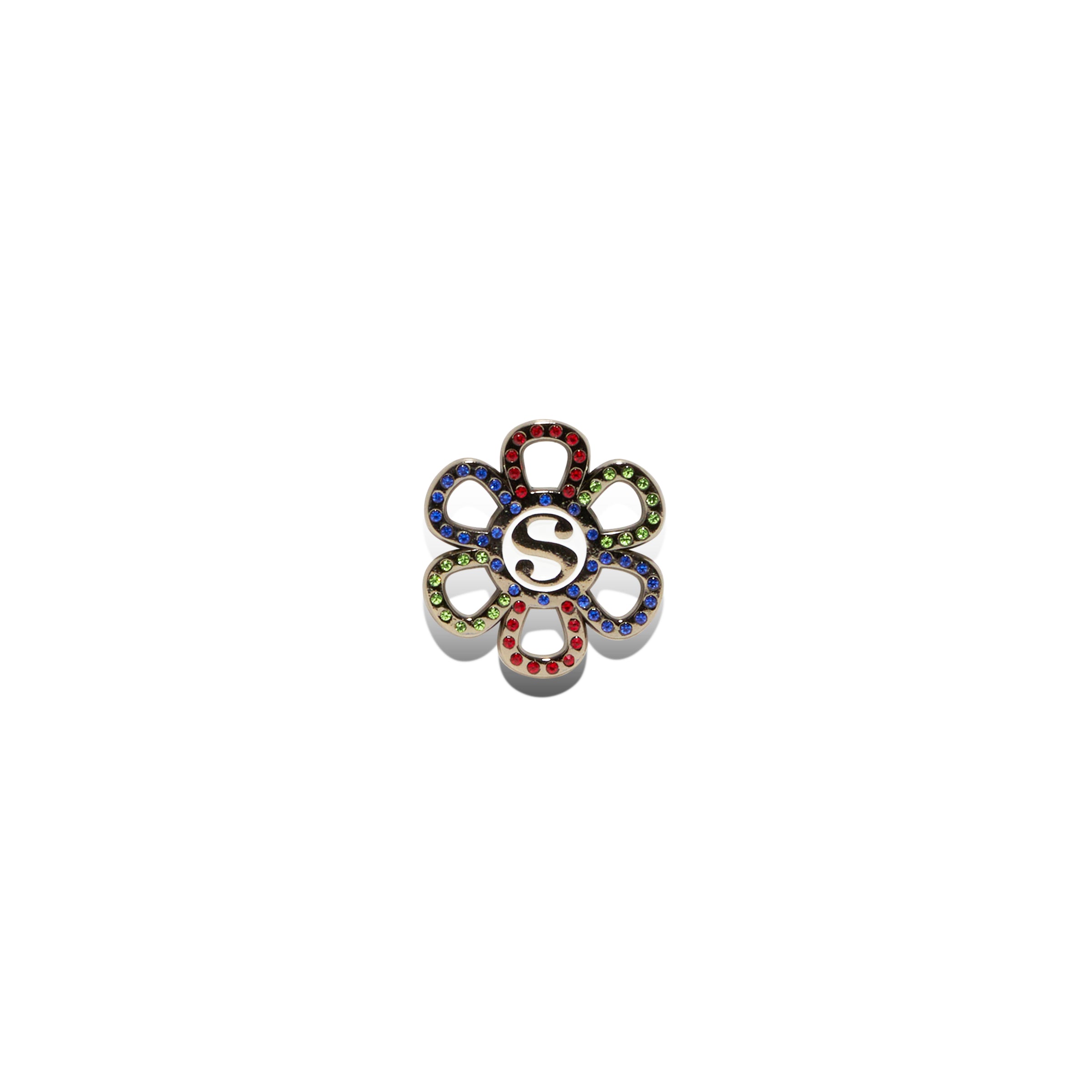 Savior Gemstone Flower Pin