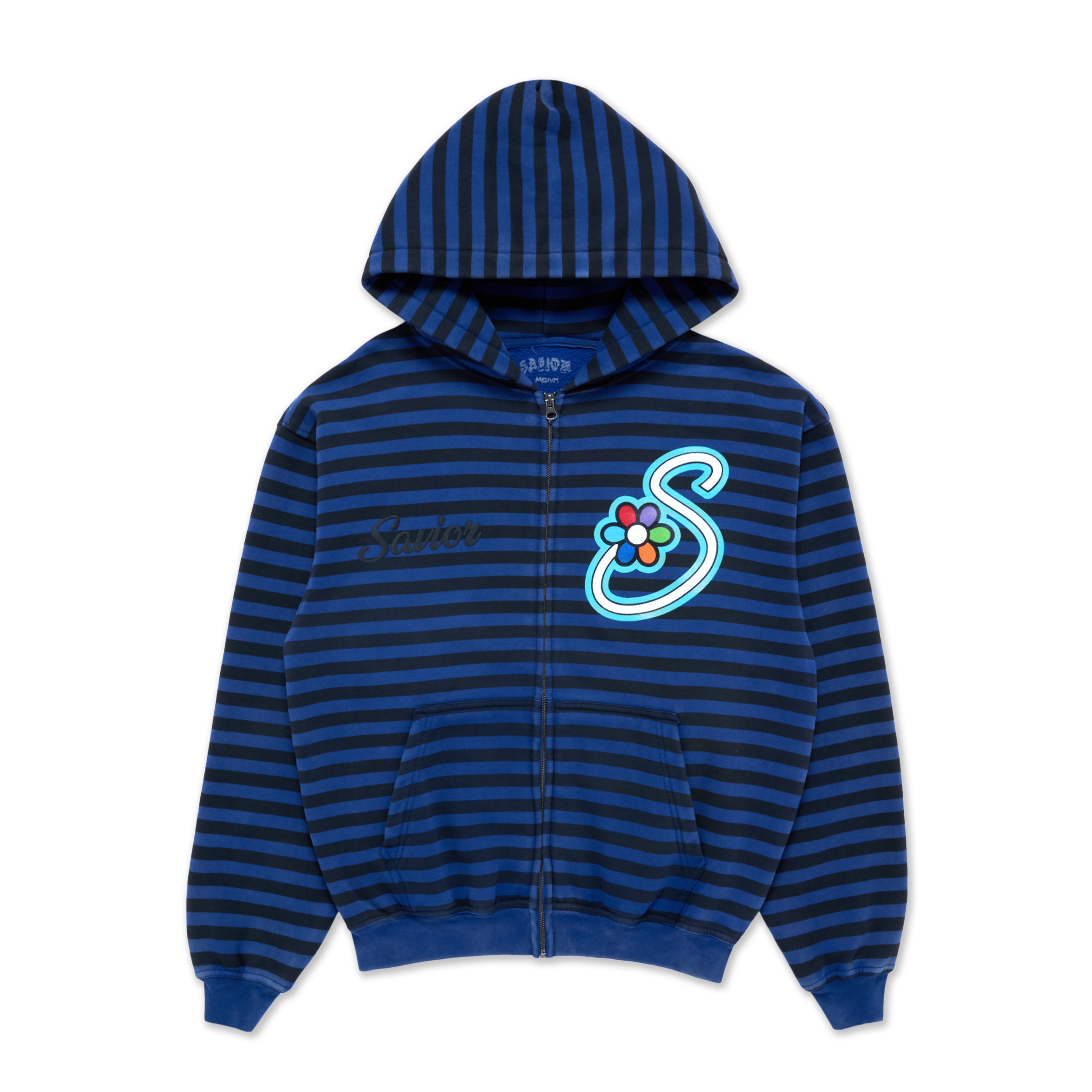 Blue Stripe OG "S"  Zip Up