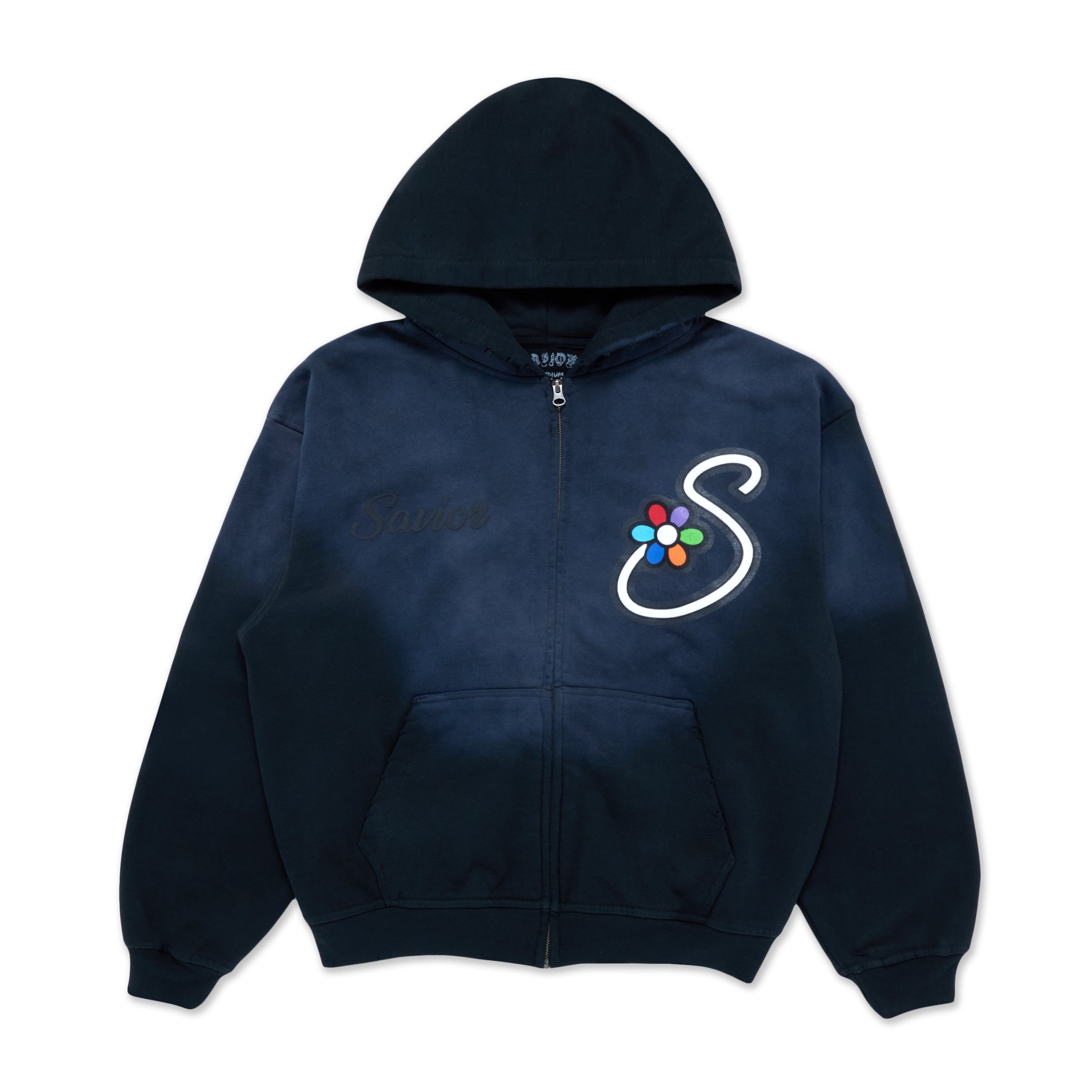 Smoke Blue OG "S" Zip Up