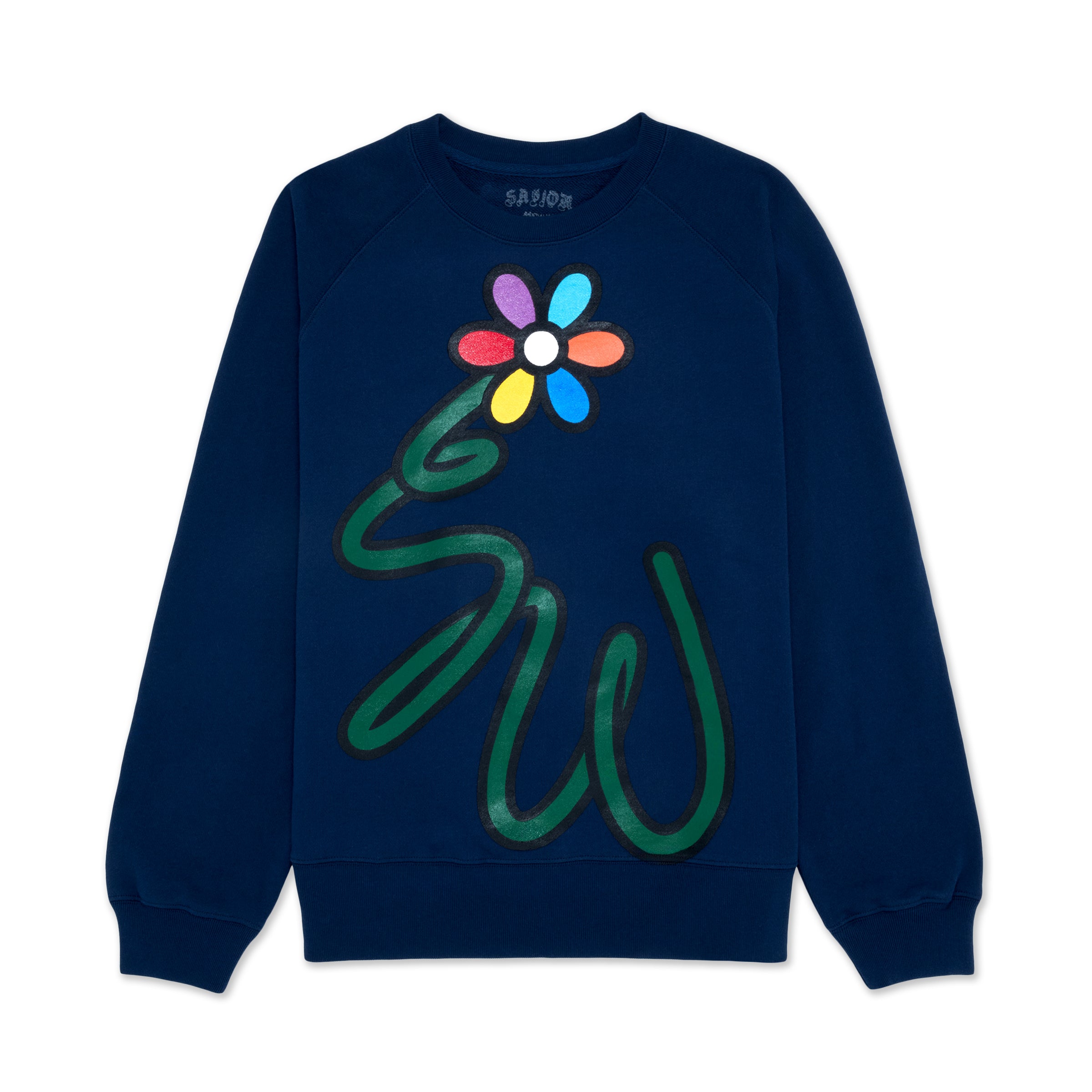 Navy Garden Sweatshirt