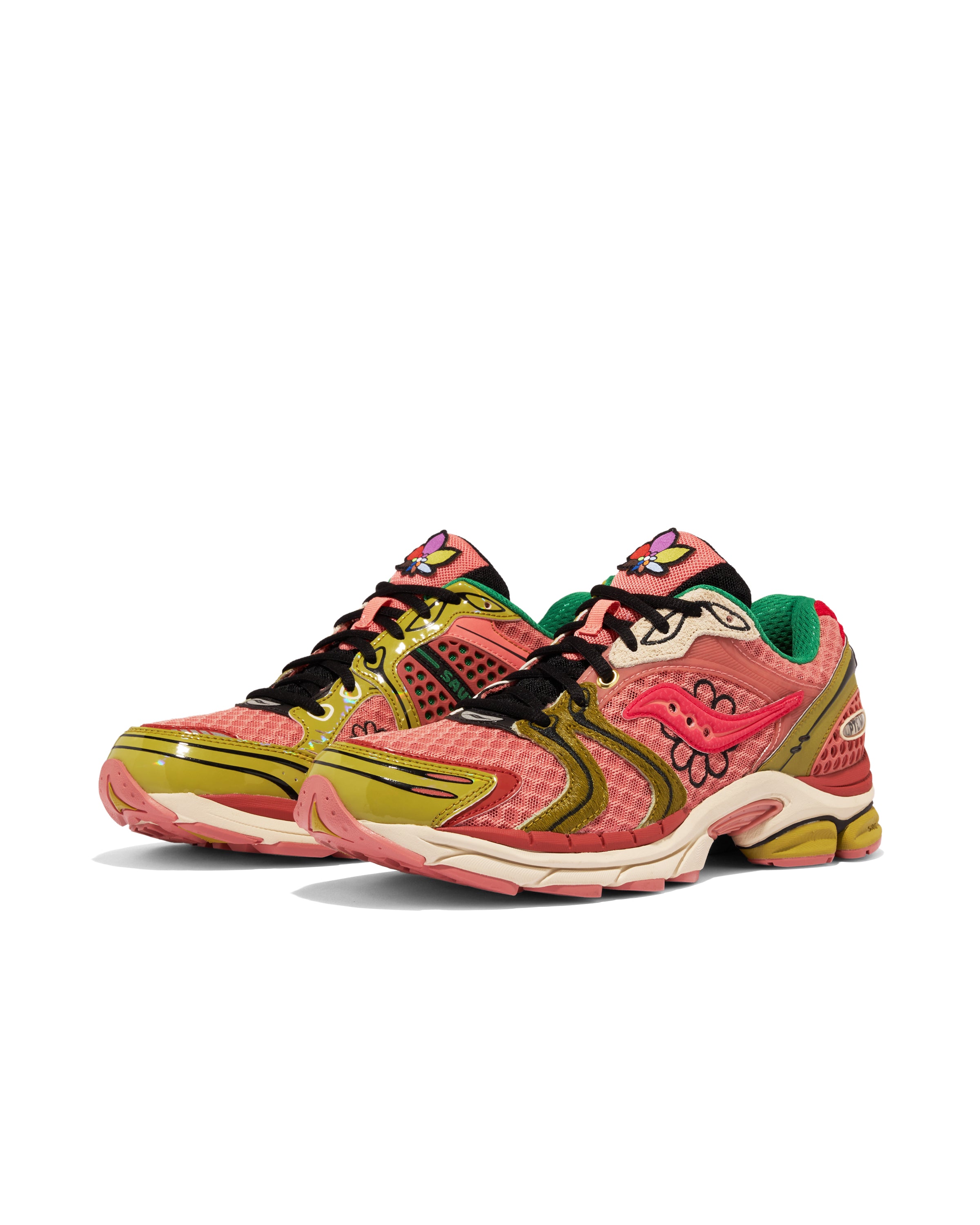 Saucony x Jae Tips Triumph Flowers Grow Uptown -  Virginia Creeper