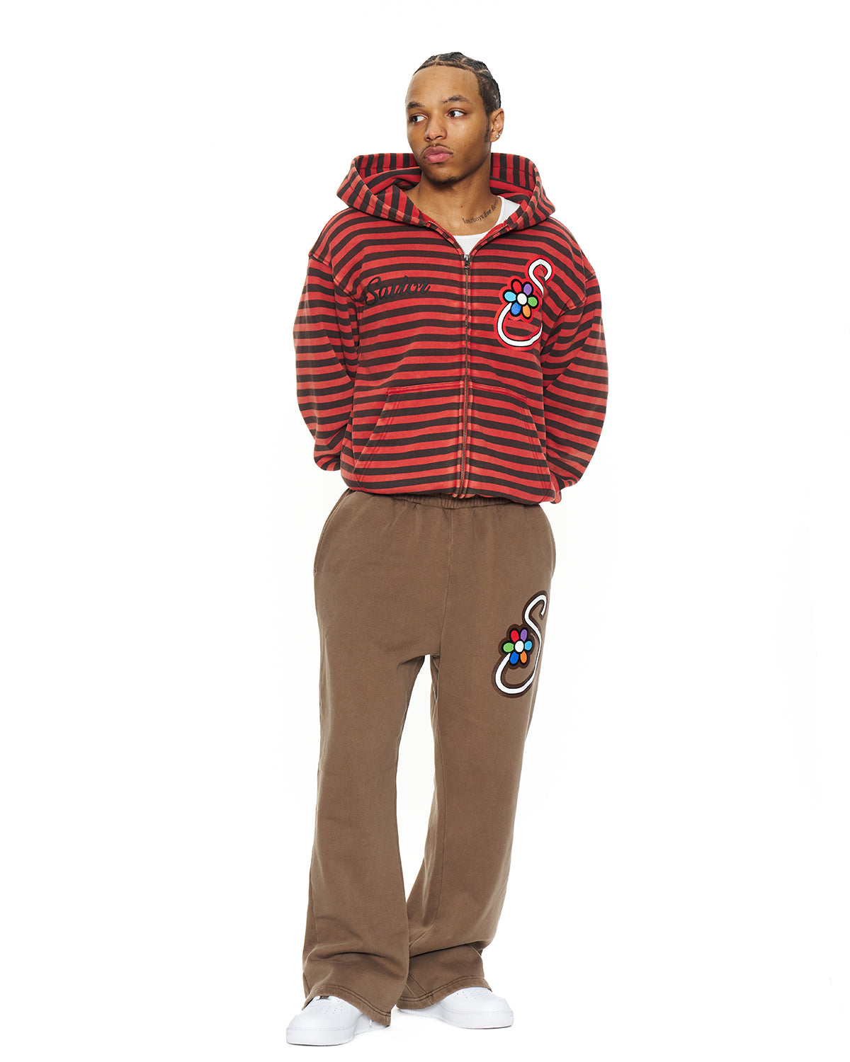 Red Stripe OG "S" Zip Up