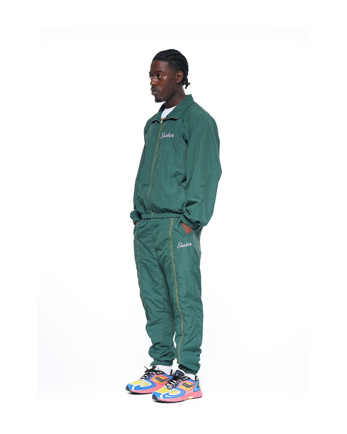 Howard Track Jacket Green