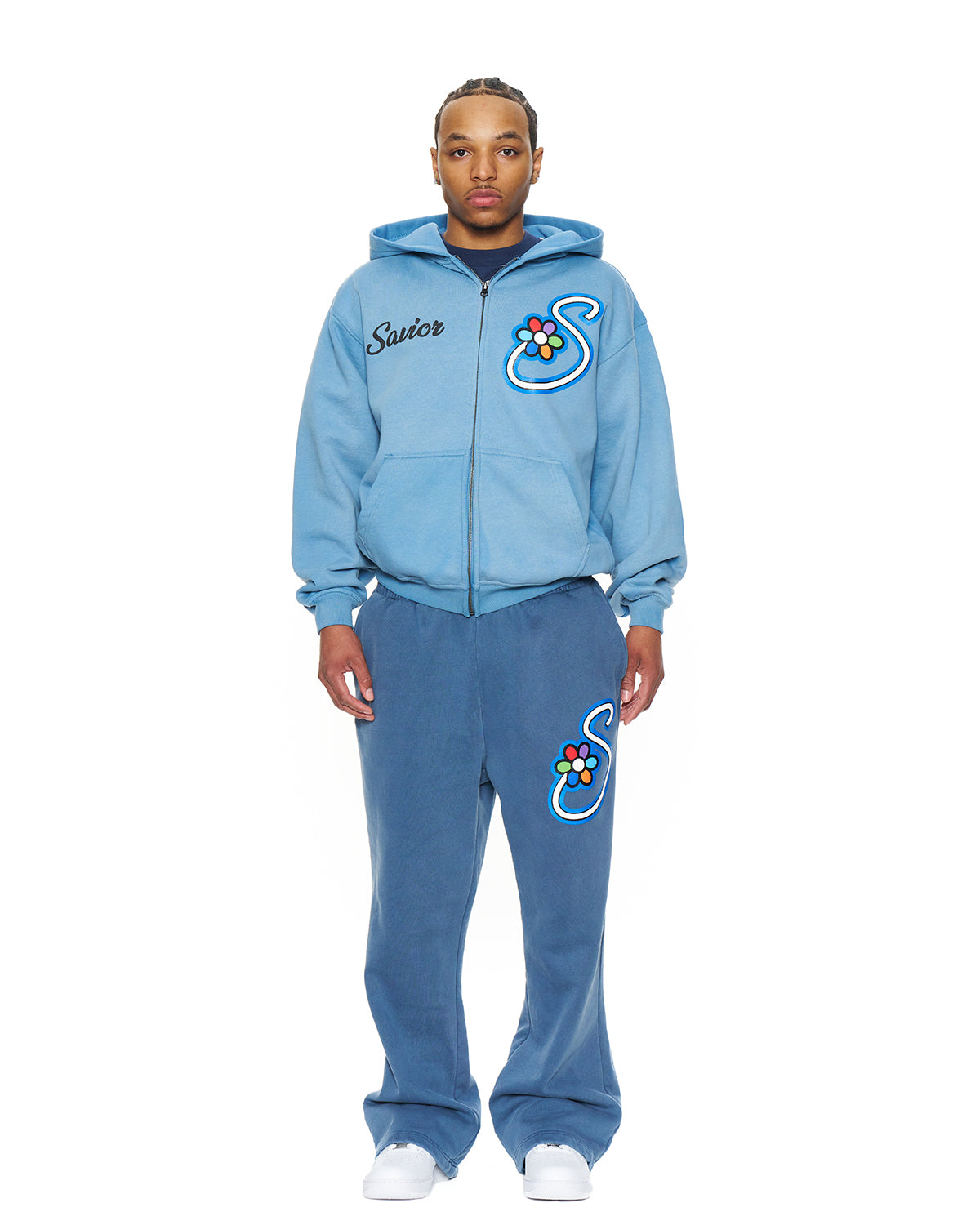 Cool Blue OG "S" Zip Up